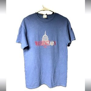 Vintage Washington DC tee with embroidered letters